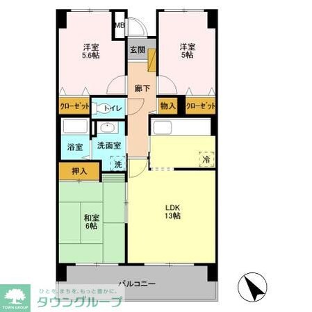 フェアール習志野の物件間取画像